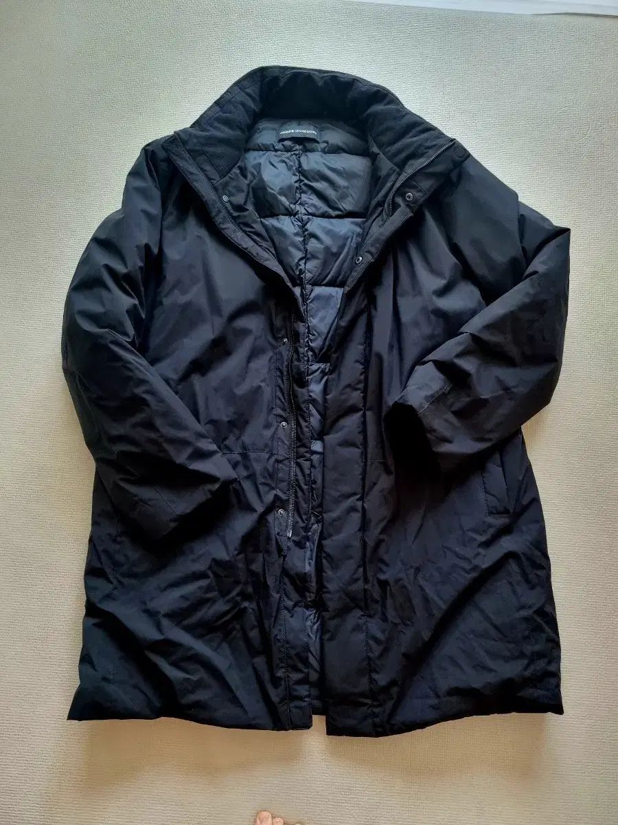 ZIOZIA ジオジア グースダウン ロング丈ダウンジャケット ブラック 110