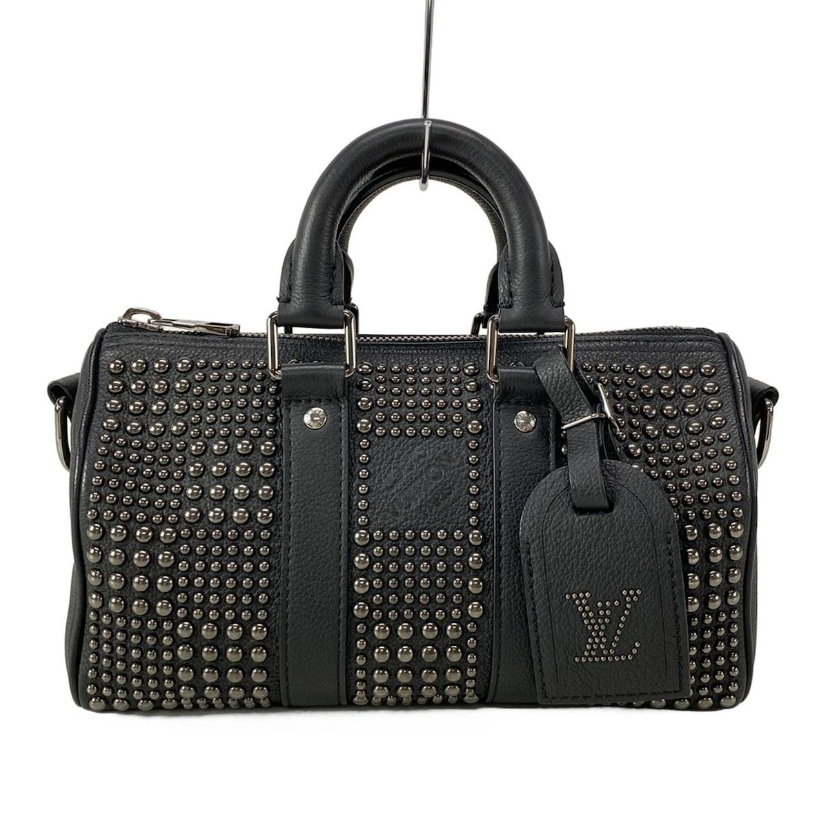 LOUIS VUITTON ルイヴィトン ハンドバッグ メンズコレクション キーポルバンドリエール25 M 23794 ノワール レザー 牛革