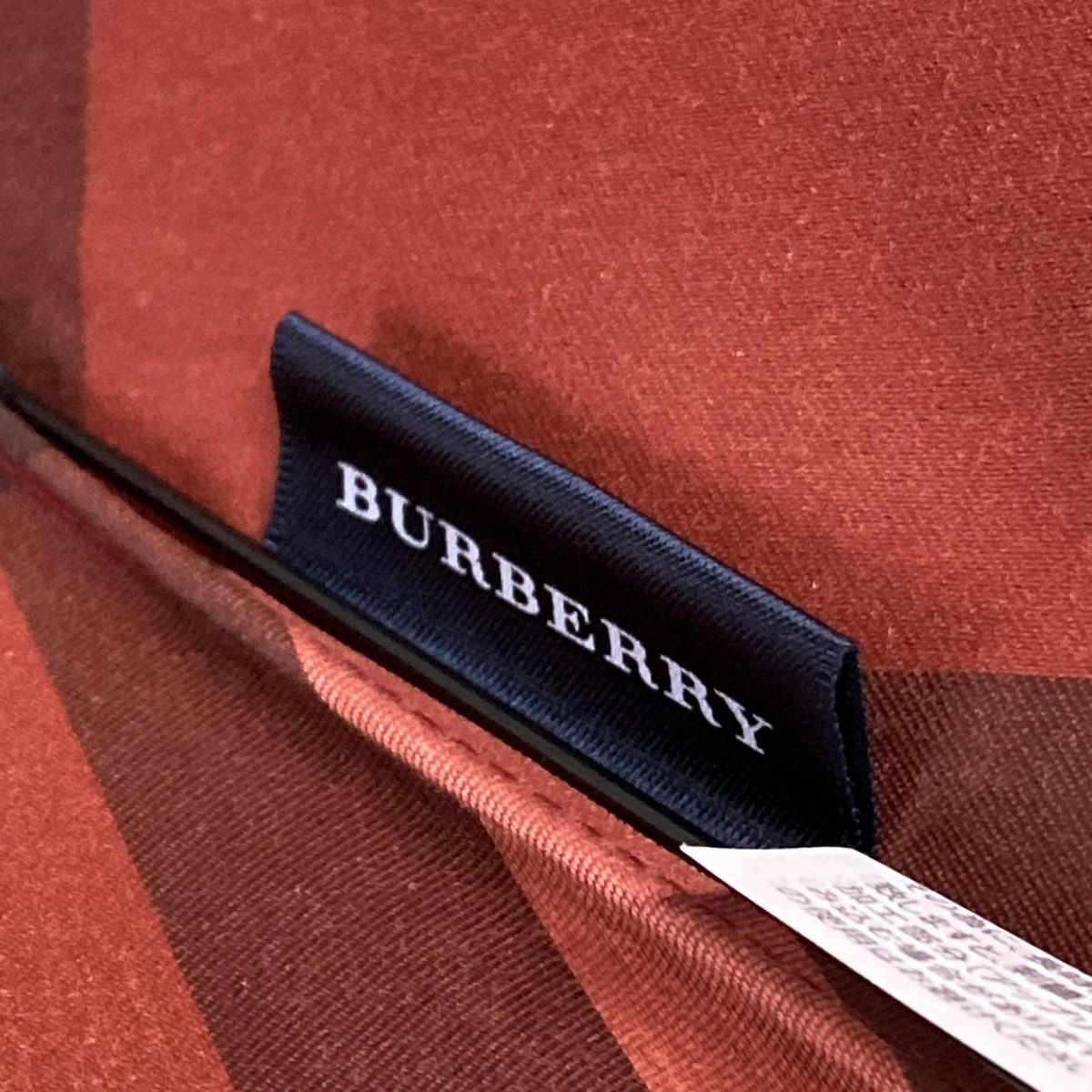 BURBERRY|Burberry バーバリー 折りたたみ傘 - ボルドー 晴雨兼用折りたたみ傘 コットン