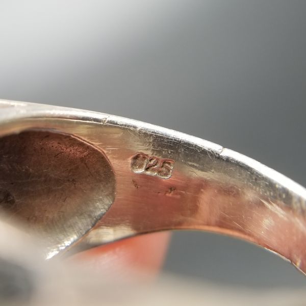  オニキスレクタングルカット 925シルバー ヴィンテージ シグネット リング 銀 指輪 アールデコ装飾 ウェーブ ヘビー メンズジュエリー R 8-C リング 指輪 アクセサリー