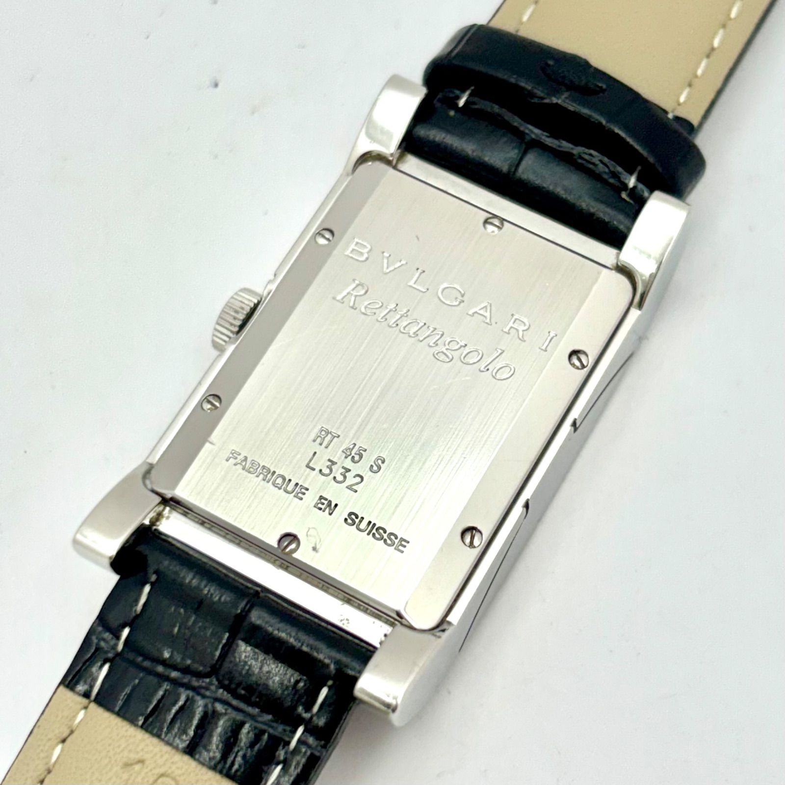 稼働】BVLGARI ブルガリ Rettangolo レッタンゴロ RT45S 機械式 自動