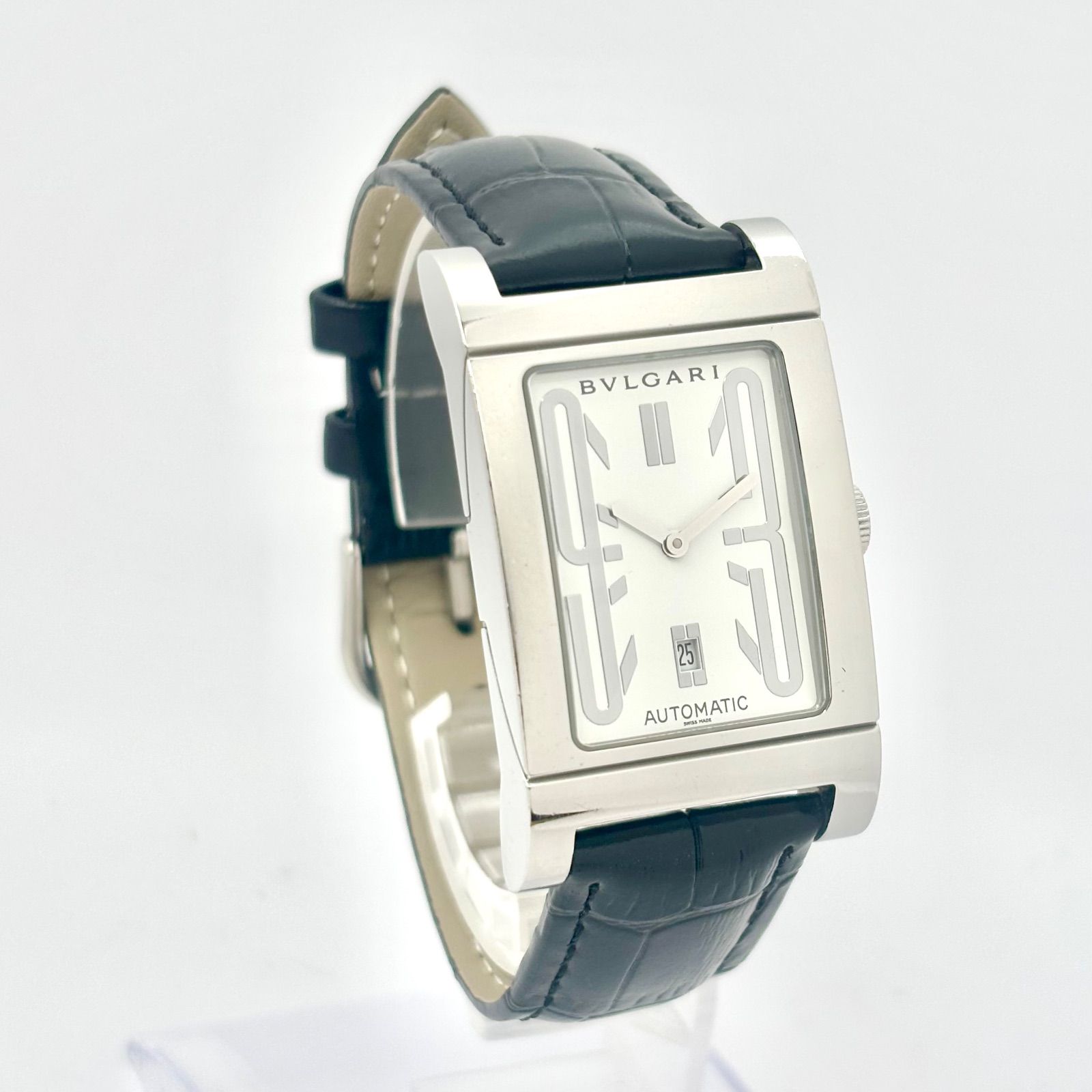 稼働】BVLGARI ブルガリ Rettangolo レッタンゴロ RT45S 機械式 自動