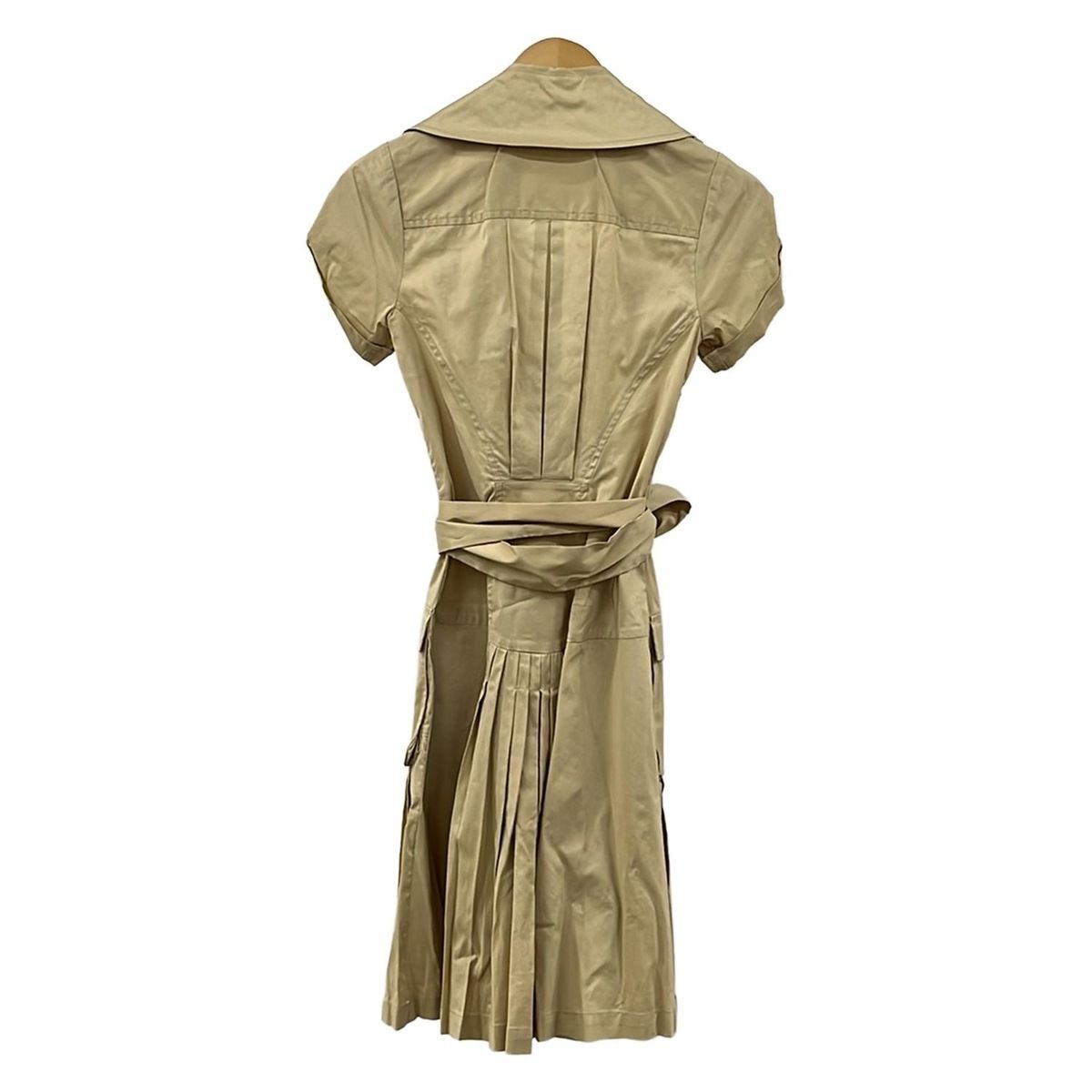 DIANE VON DVF ダイアン フォン ファステンバーグ ワンピース サイズ2 S レディース - 404-140725 ベージュ プリーツ