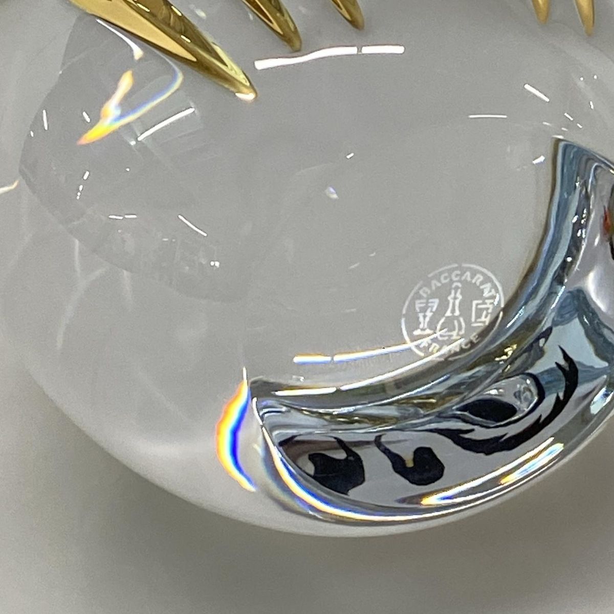 Baccarat(バカラ) 小物 - クリア×マルチ 置物/達磨/ダルマ - メルカリ