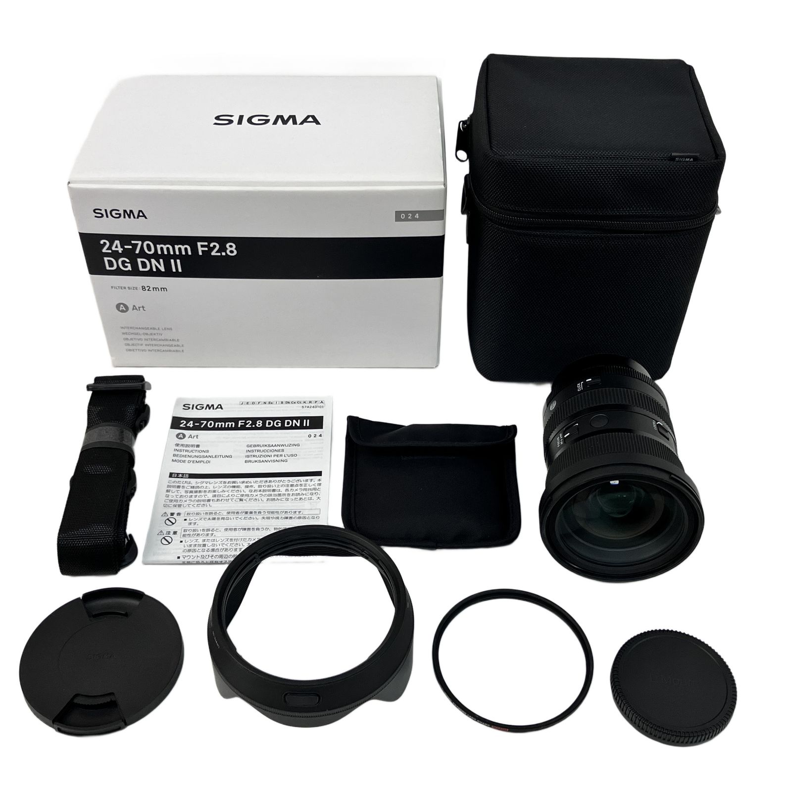 SIGMA 24-70 mm F 2.8 DG DN II カメラ レンズ Lマウント カメラ周辺機器 良好