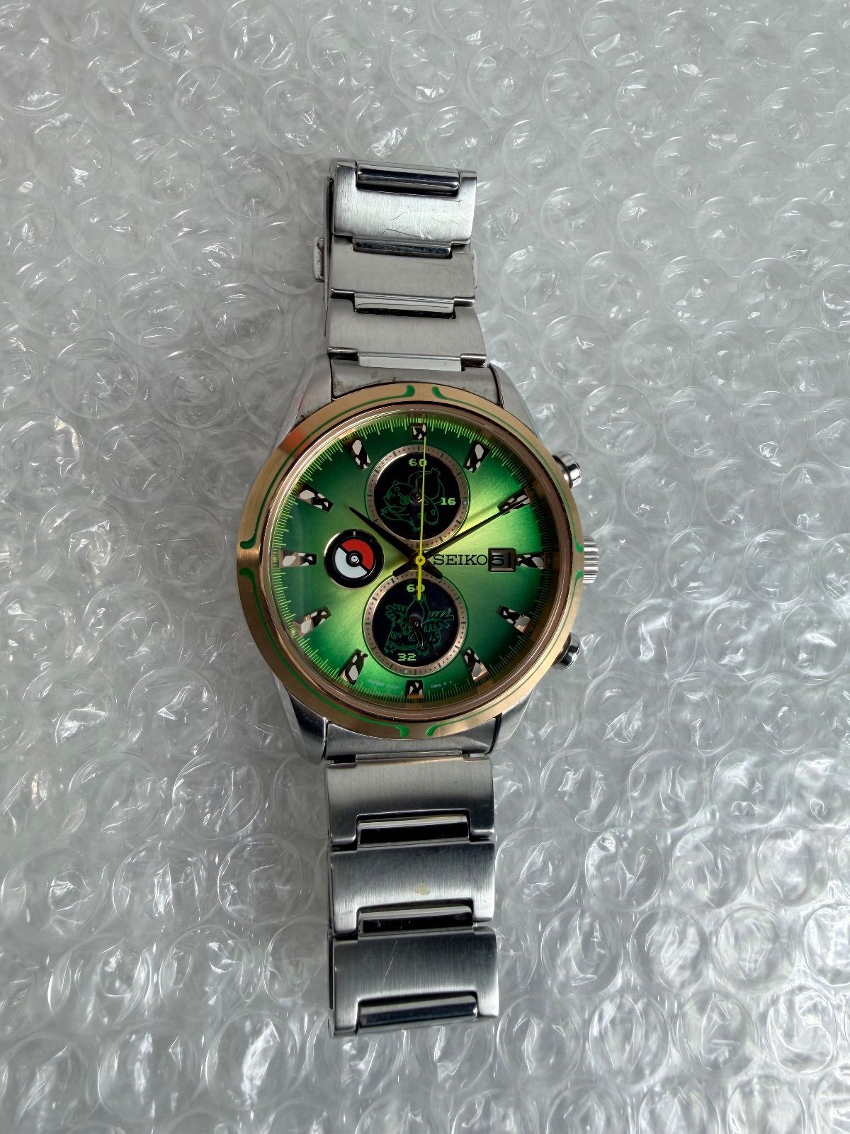 SEIKO ポケモン コラボレーション 腕時計 フシギバナ SBPY160 グリーン 