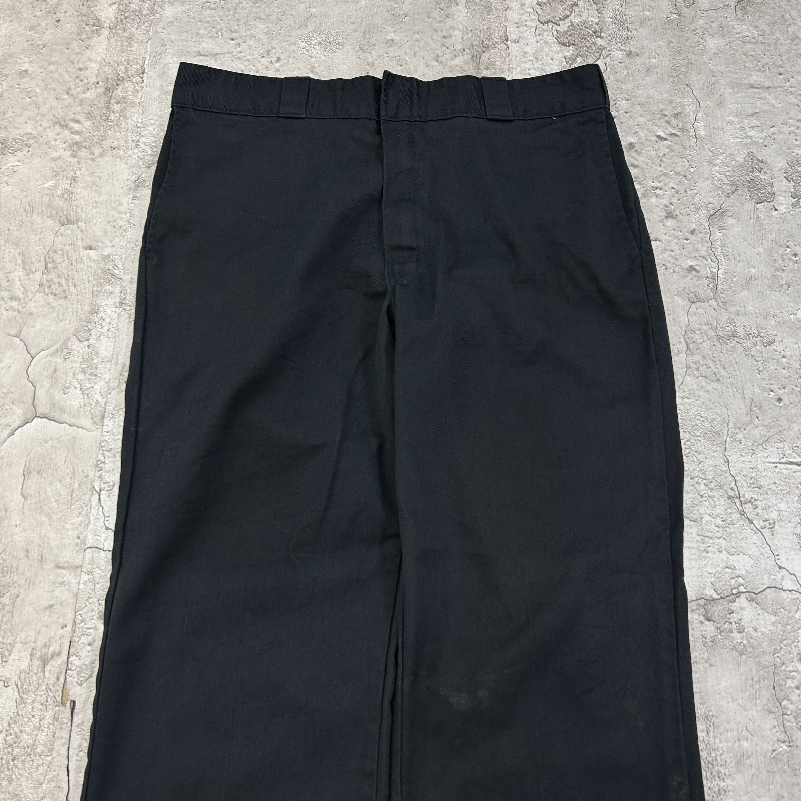 Dickies ワークパンツ チノ 874 Original Fit 古着 ブラック 黒 W35