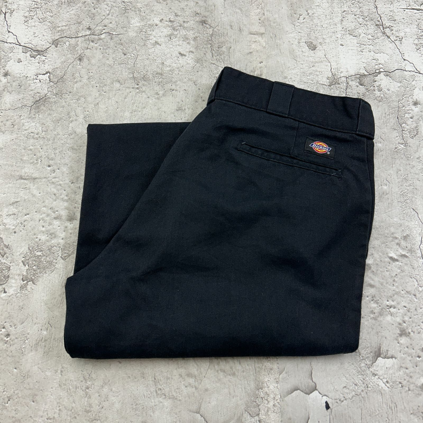 Dickies ワークパンツ チノ 874 Original Fit 古着 ブラック 黒 W35