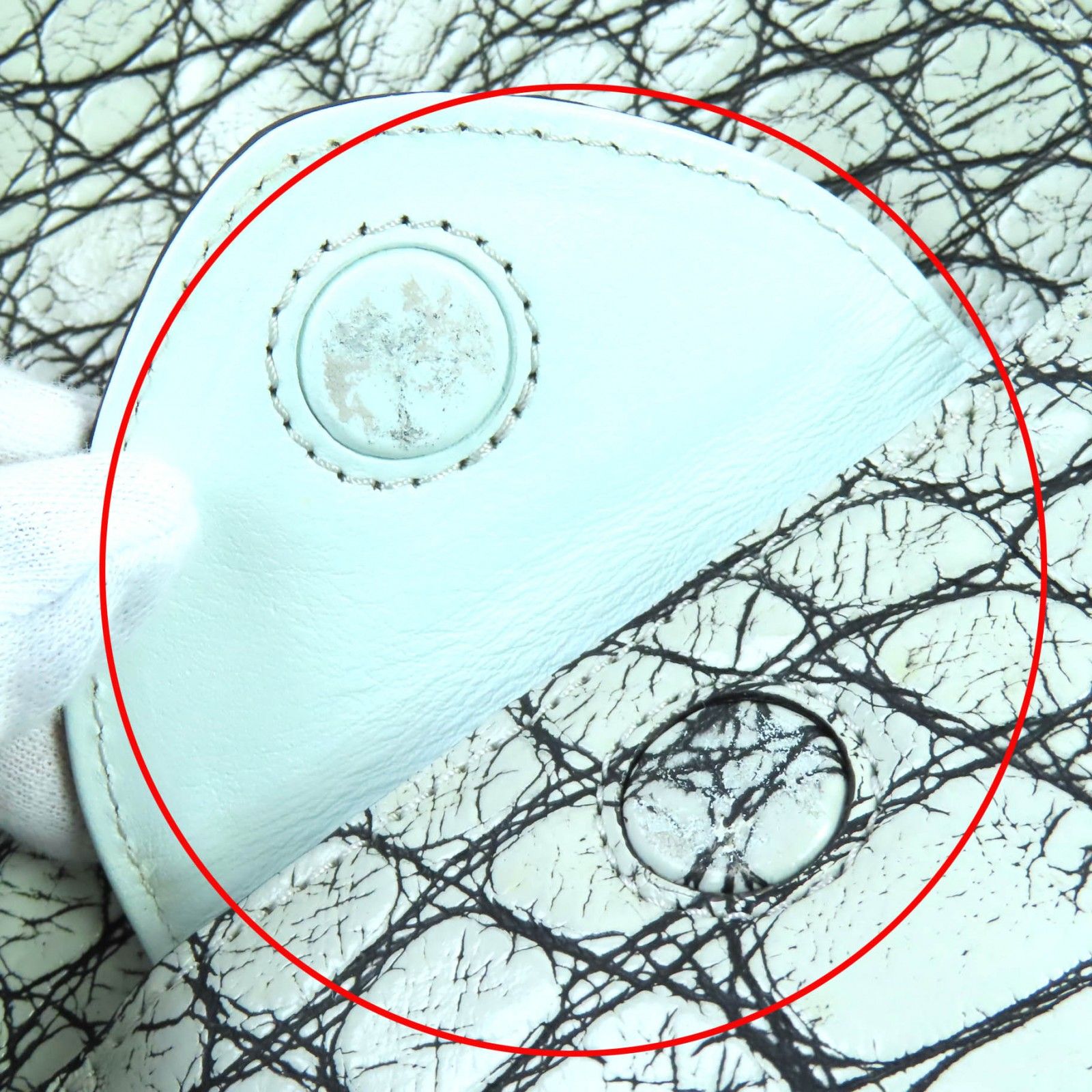 極美品△votre beaute ヴォートル ボーテ JRAタグ付き 目地クロコ