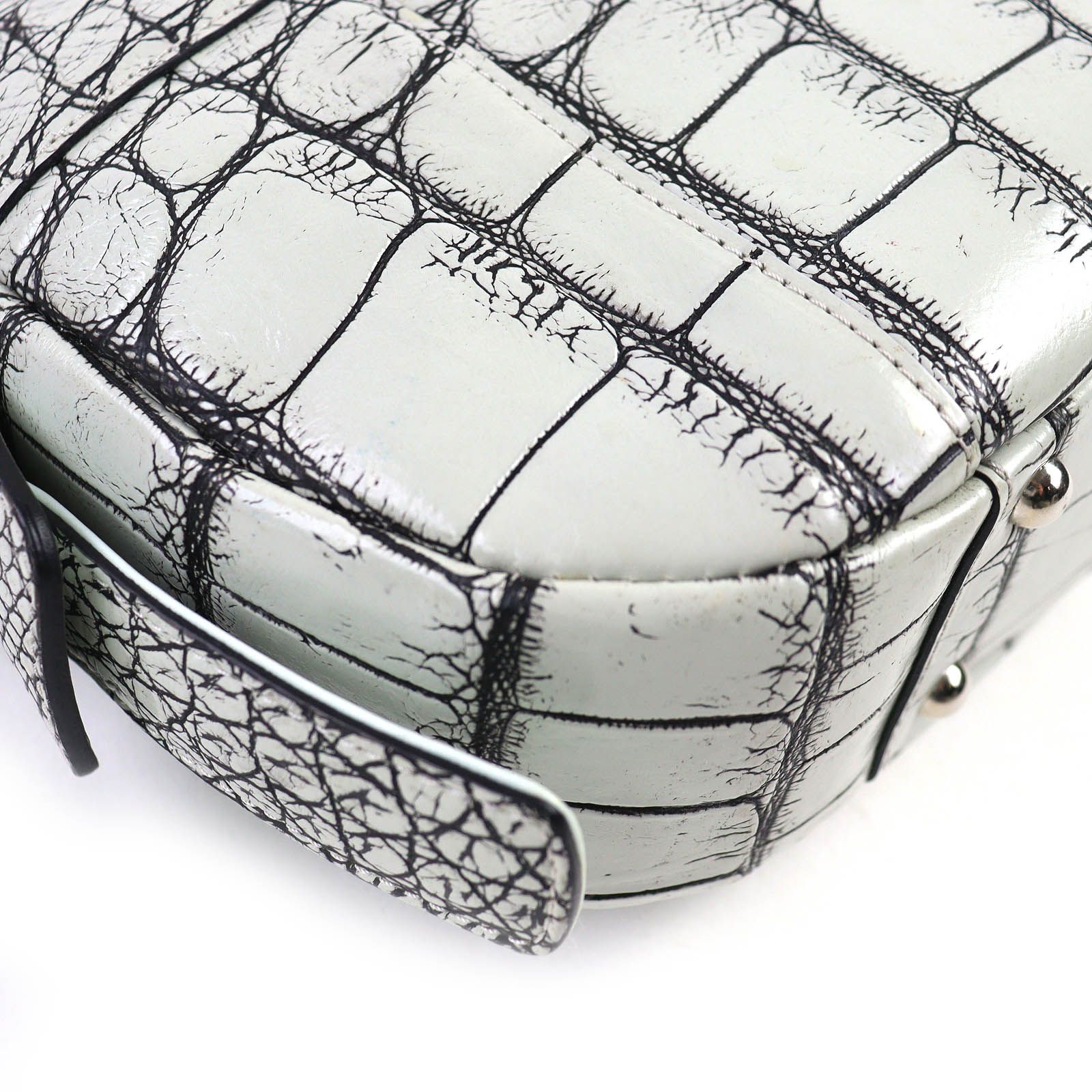 極美品△votre beaute ヴォートル ボーテ JRAタグ付き 目地クロコ