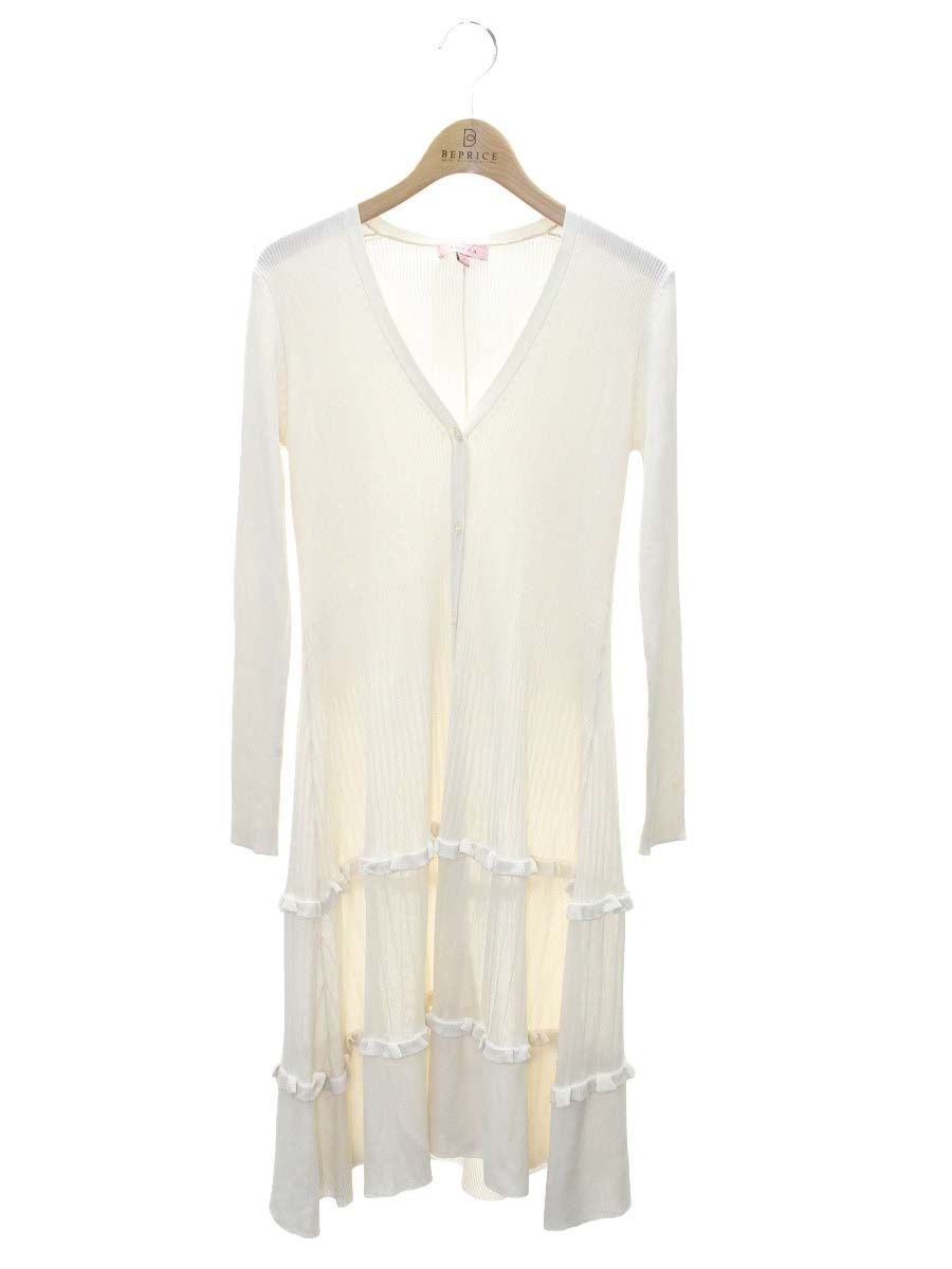 トッカ AJISAI LONG ロングカーディガン F オフホワイト