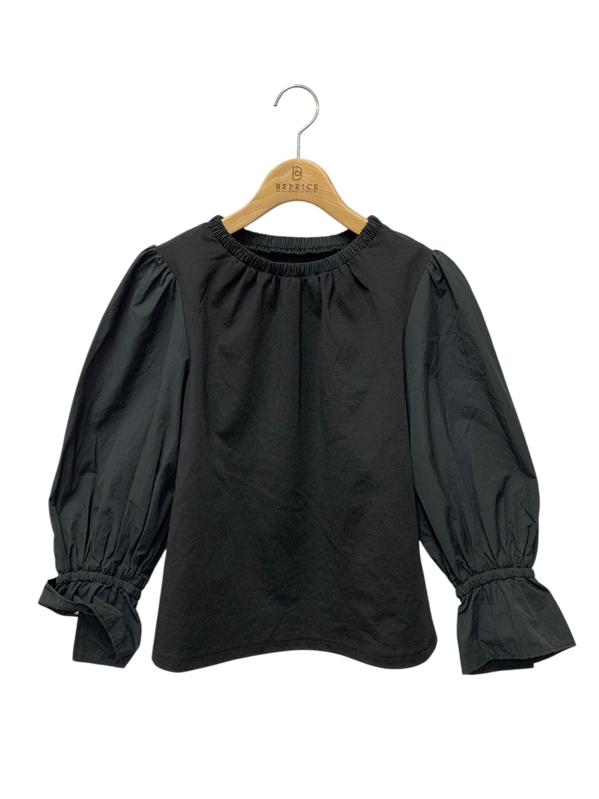 エムズグレイシー ふんわりスリーブカットソー 415307 38 ブラック