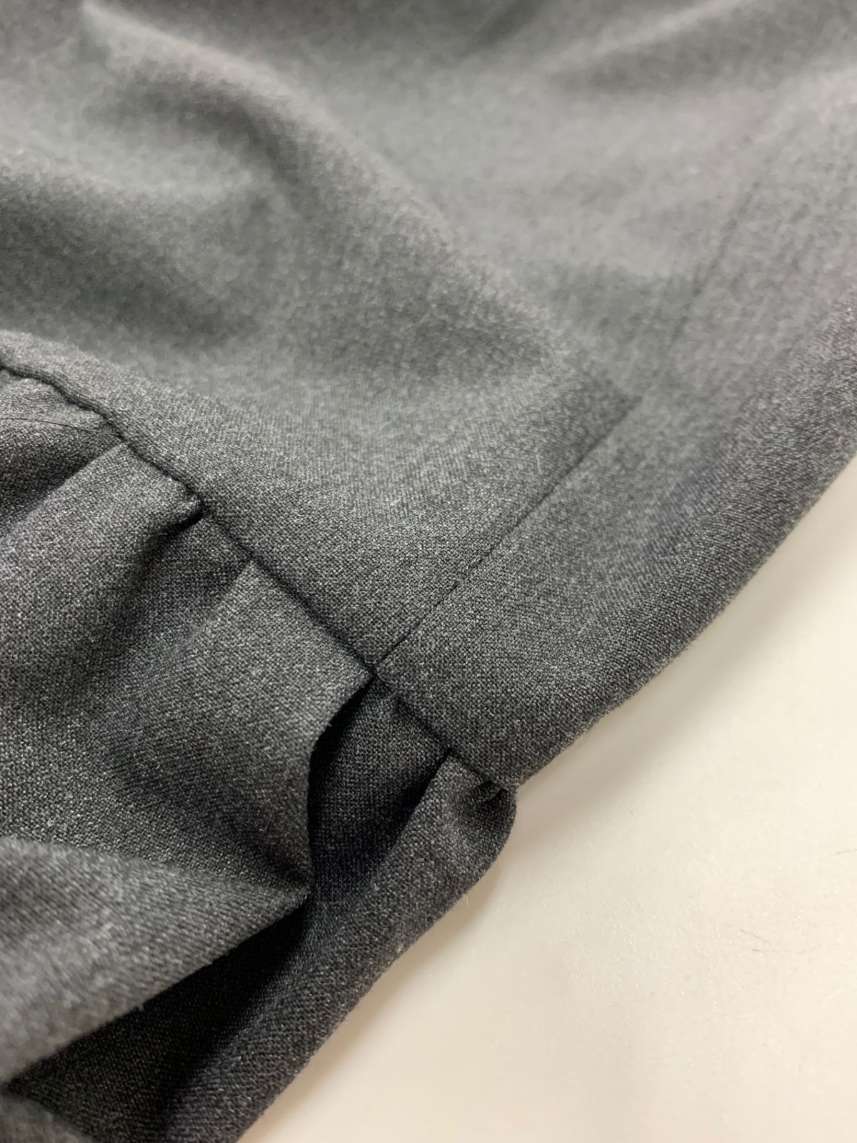  フォクシーニューヨーク Dress La Promenade 43773 ワンピース 38 グレー ノースリーブ ひざ丈ワンピース