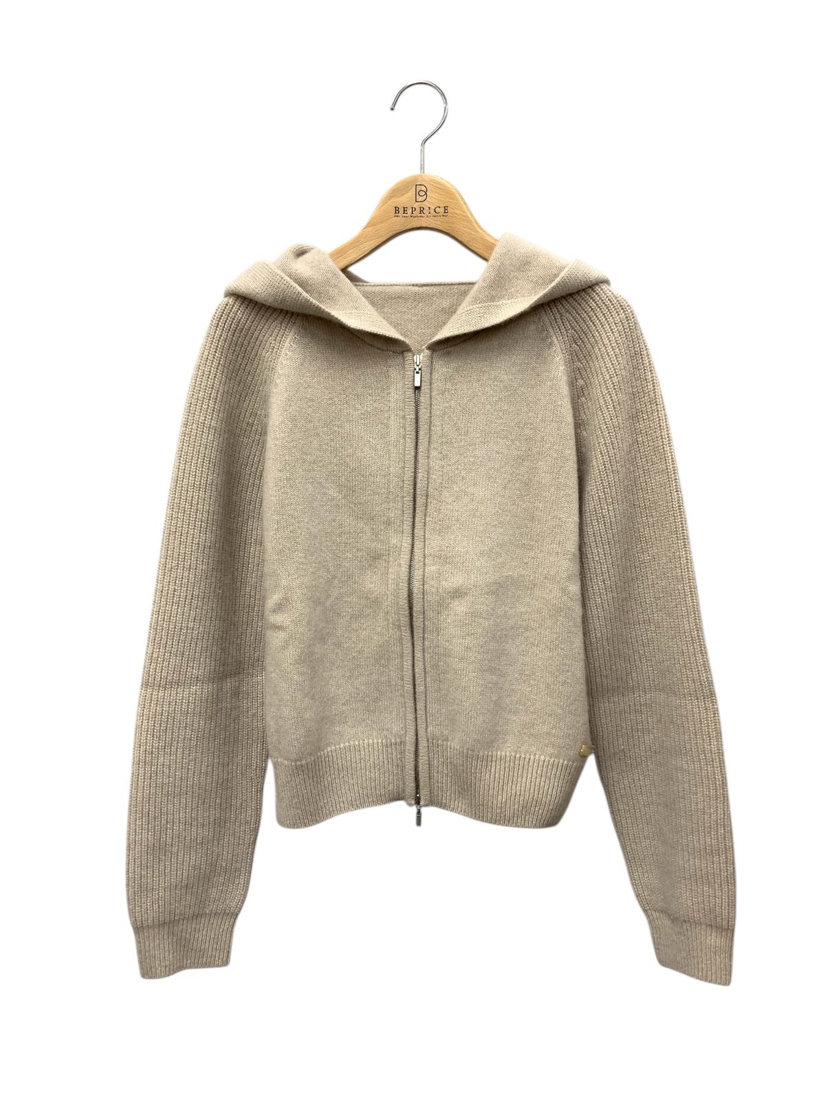 フォクシーブティック Knit Parka Florence Hoodie 43206 40 ベージュ