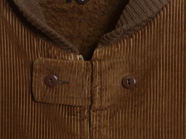  な ! 50 s 60 コーデュロイ ファラオ ジャケット メンズ M 程| ヴィンテージ ショールカラー カーコート ハーフ コート フルジップ 裏ボア 茶 ジャンパー ブルゾン ジャケット アウター