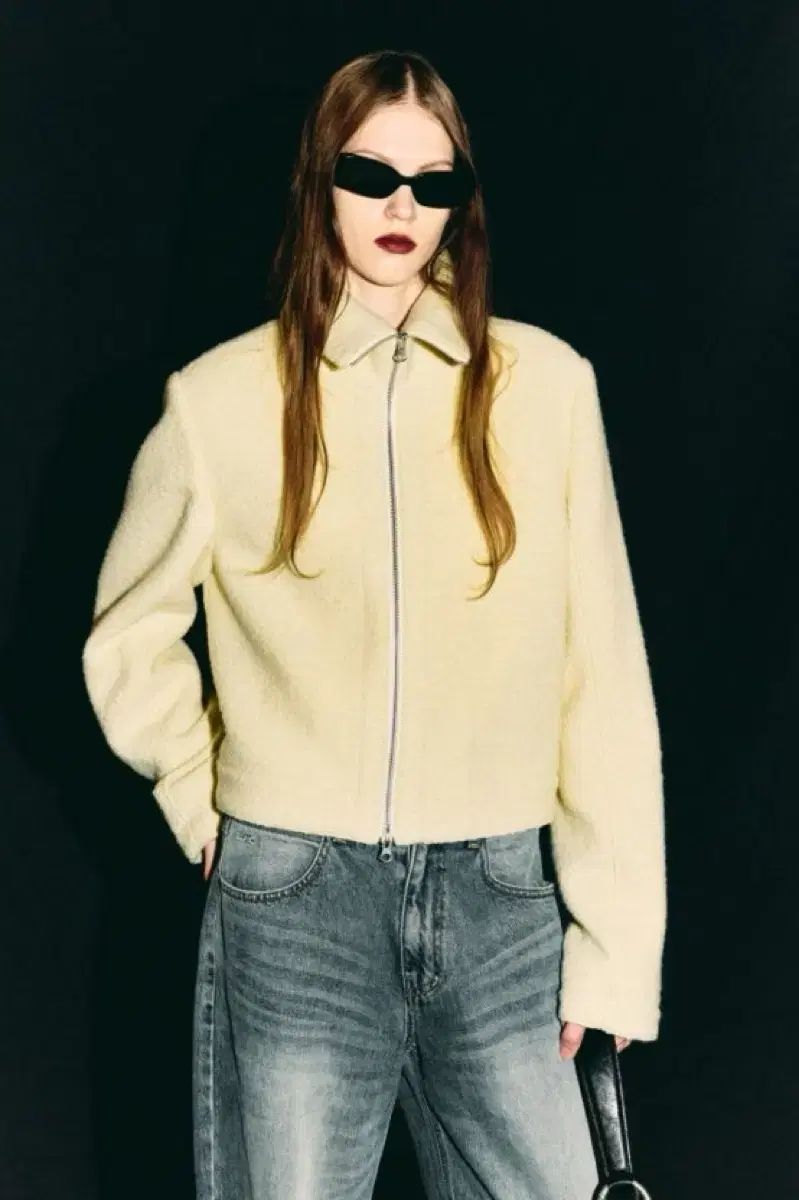 INSILENCE ウィメンズ ウール ブークレ ツーウェイ ジャケット タグ付き