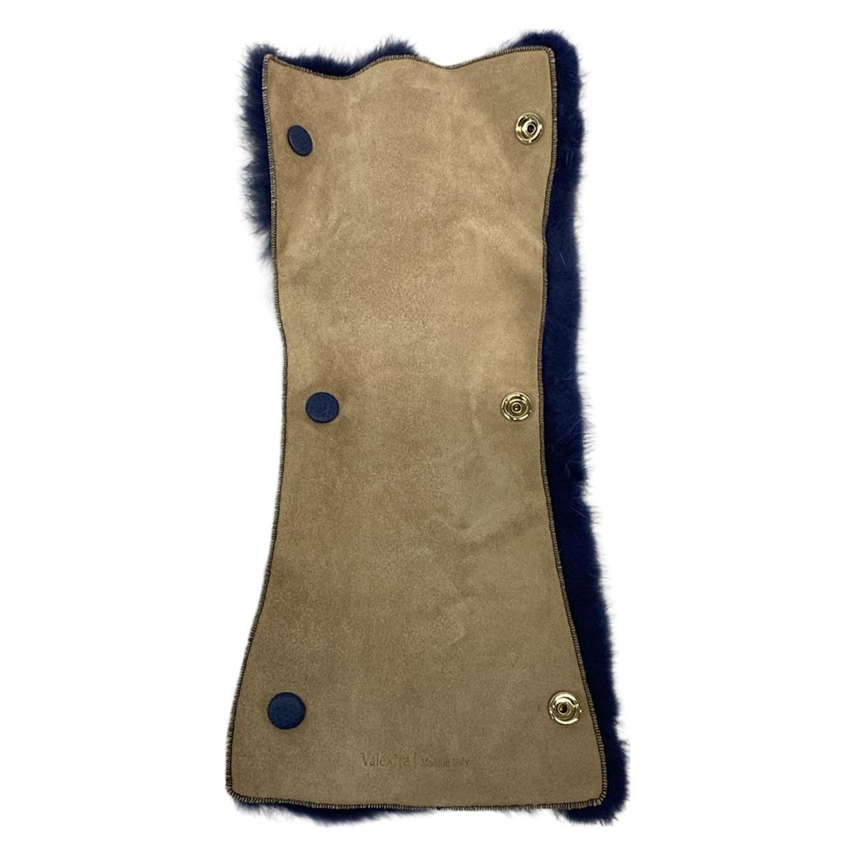 Valextra ヴァレクストラ 小物 - ネイビー ハンドルカバー ファー
