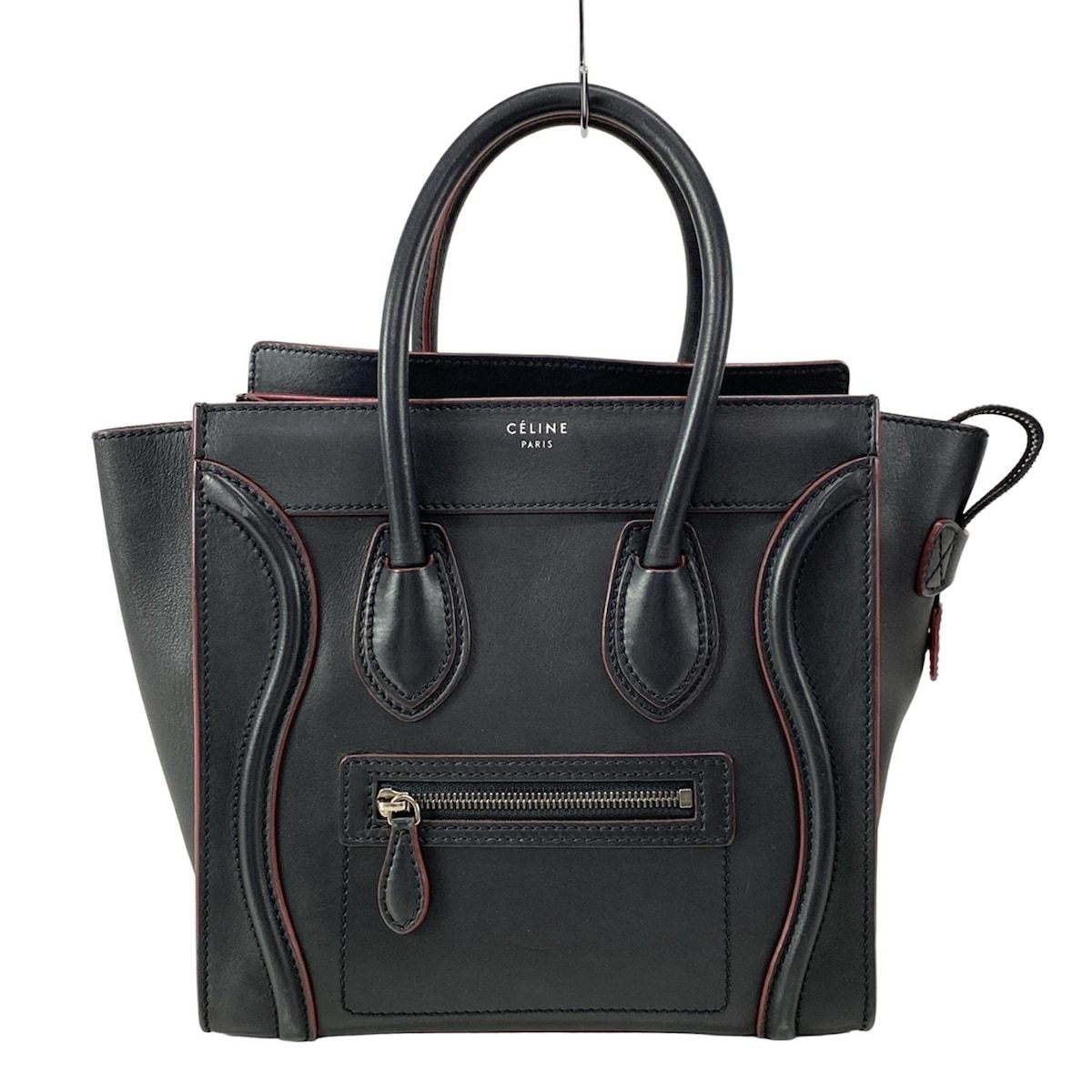 CELINE(セリーヌ) ハンドバッグ ラゲージマイクロショッパー 黒  