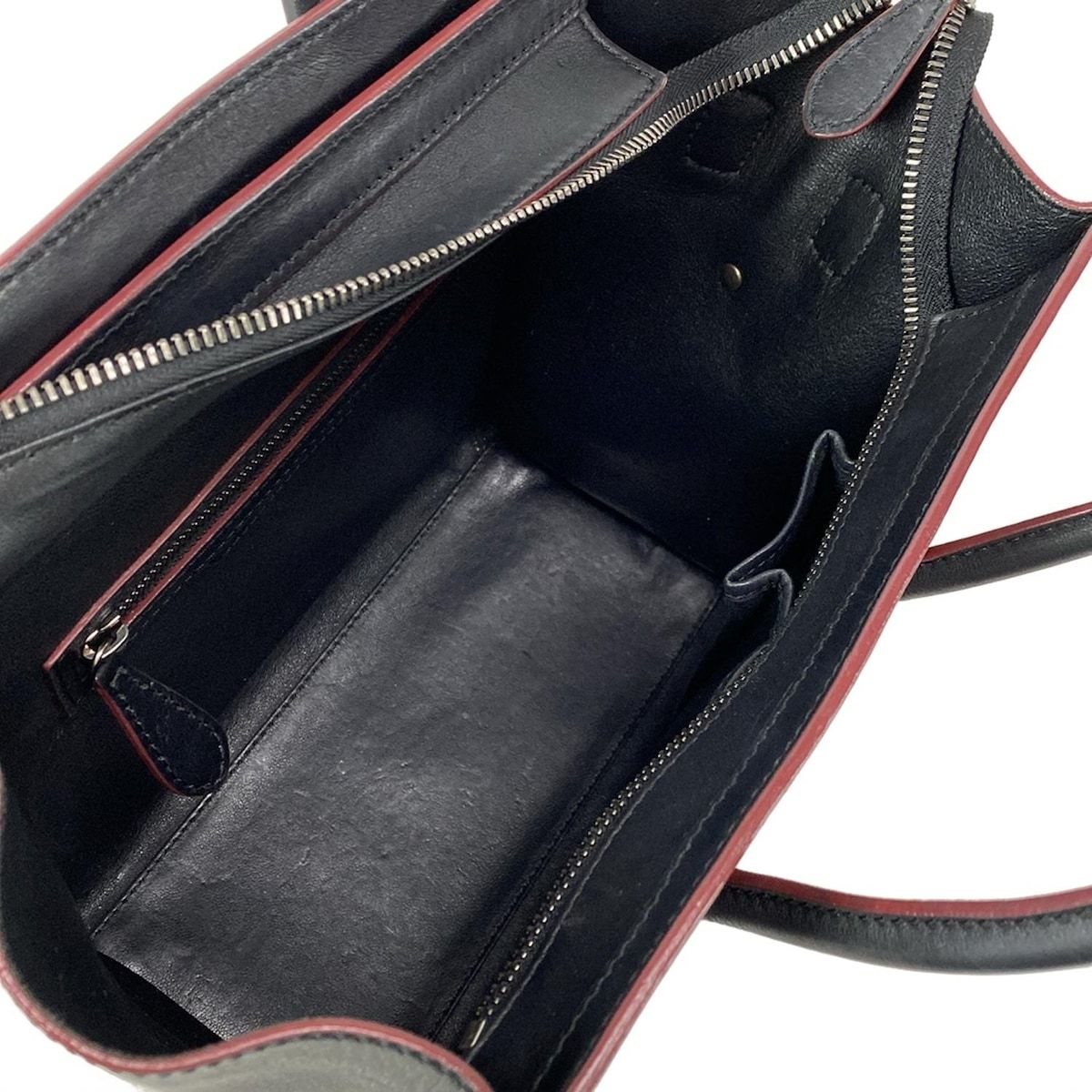 CELINE(セリーヌ) ハンドバッグ ラゲージマイクロショッパー 黒  