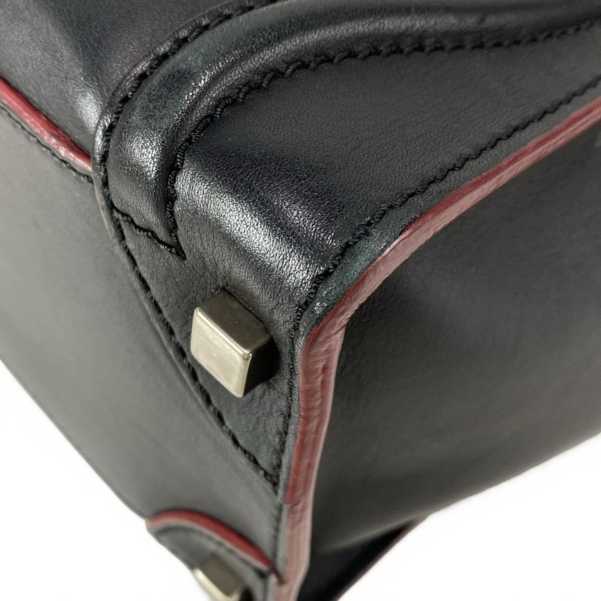 CELINE(セリーヌ) ハンドバッグ ラゲージマイクロショッパー 黒  