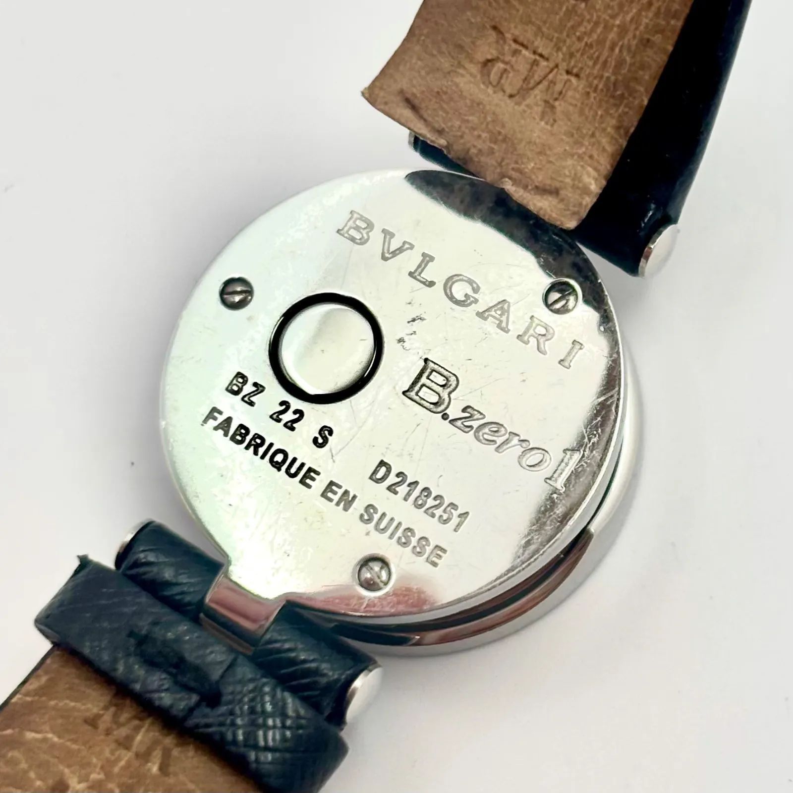  電池 BVLGARI ブルガリ B.zero 1 ビーゼロワン BZ 22 S ダブルハート レディース 腕時計 D 218251 ベルト 腕時計(クォーツ) 腕時計(アナログ)