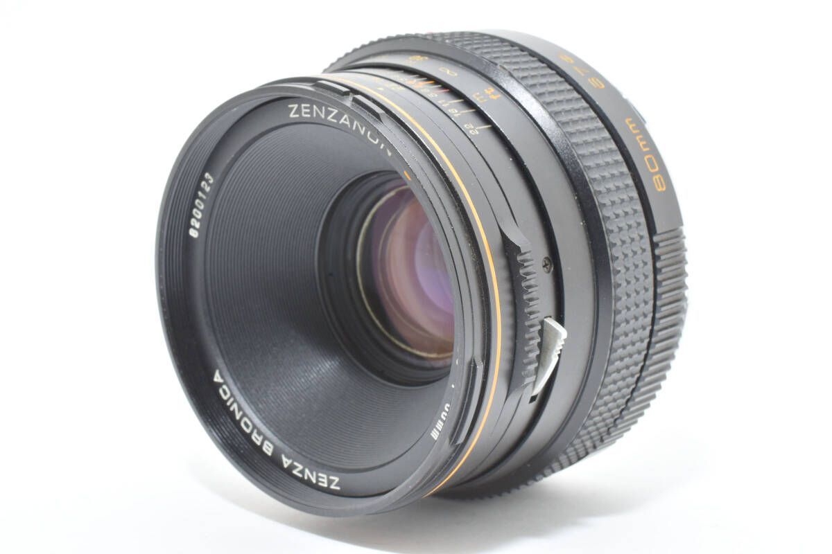 ゼンザブロニカ -S 80 mm F 2.8 SQ 中判カメラ用 交換レンズ 黒 L 88 7439