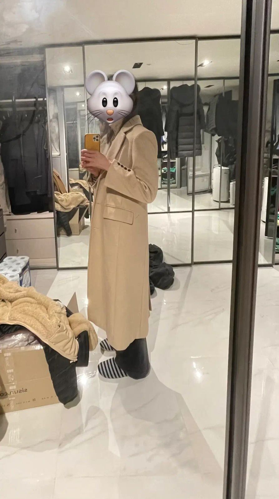 JEUNE 젠 Single ボタン UP コート S 55 ベージュ