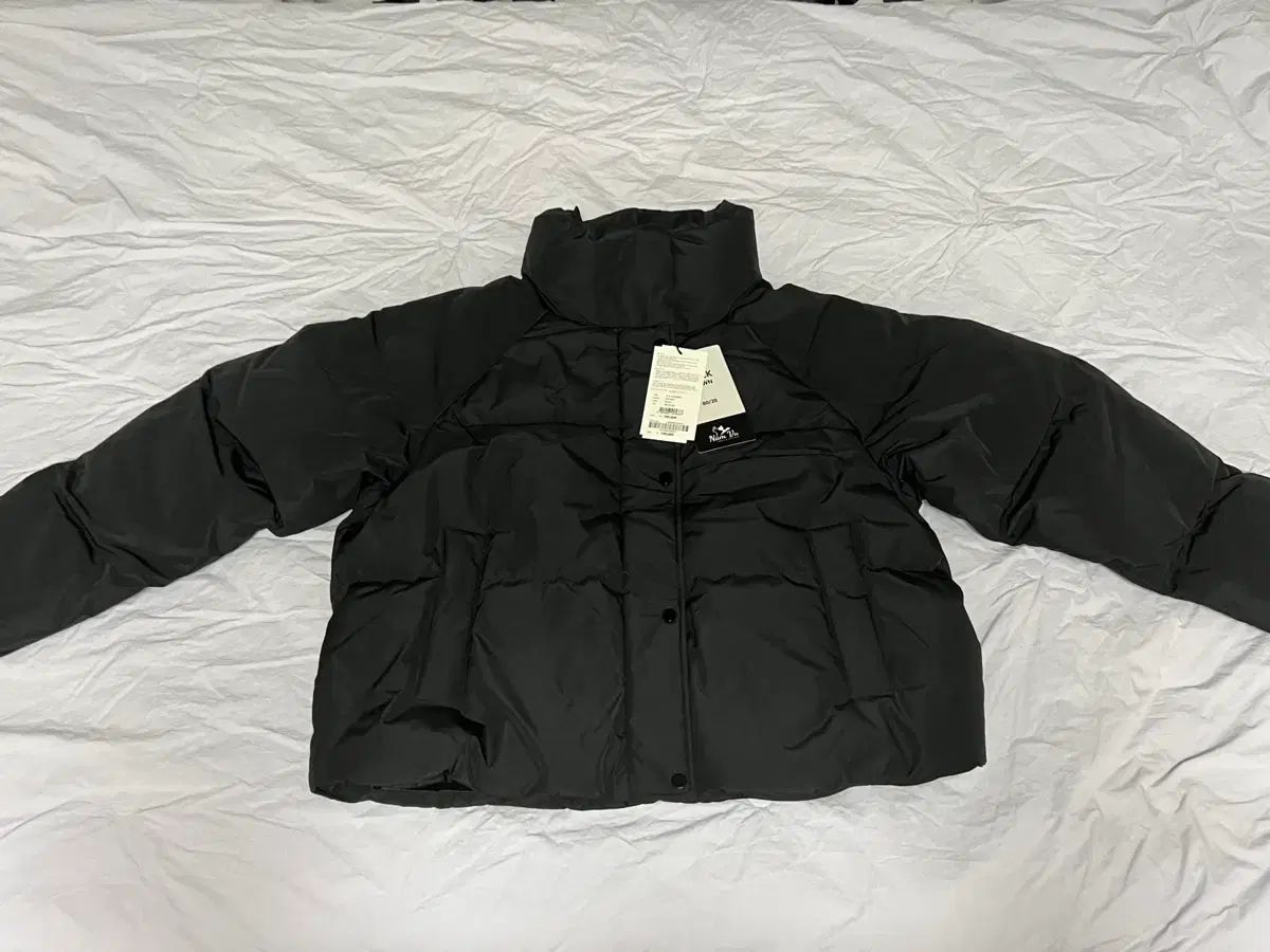 マインドブリッジ ハイネック ショートダウン アウター ブラック 55 size