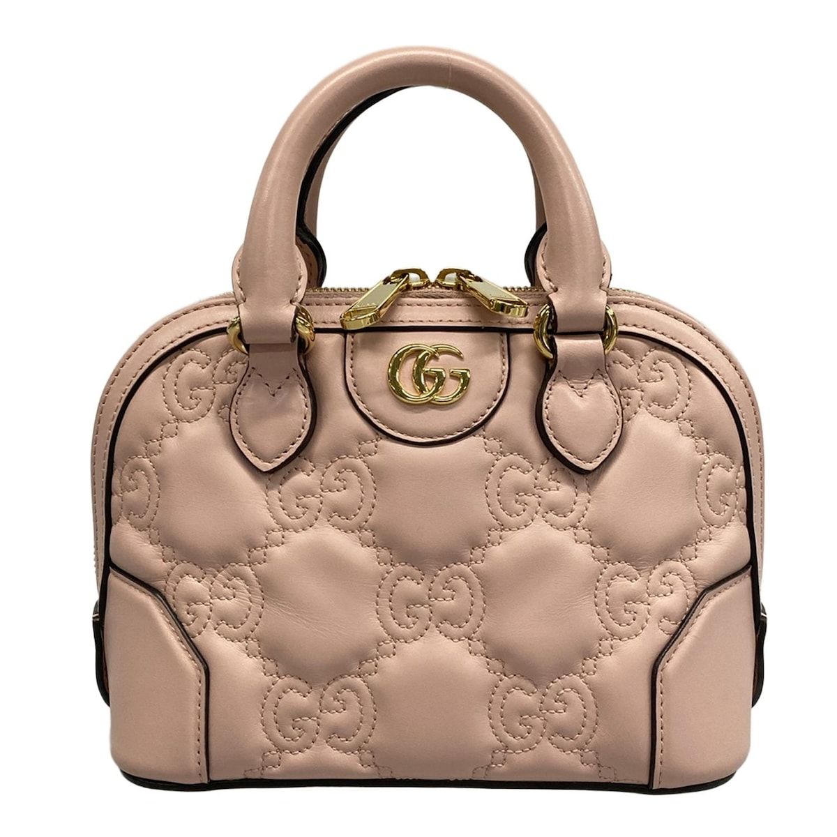 GUCCI グッチ ハンドバッグ GGマトラッセ 727793 ライトピンク レザー