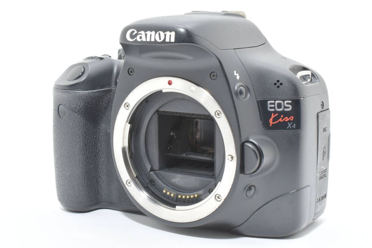 ショット数8411回 キヤノン Canon EOS KISS X 4 ボディ ブラック デジタル一眼レフカメラ L 44 7440