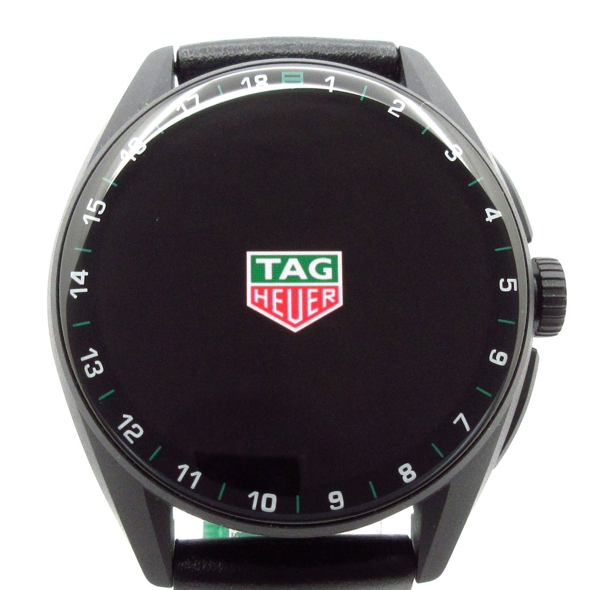 TAG Heuer タグホイヤー 腕時計 コネクテッド キャリバーE 4 ゴルフエディション SBR 8080.EB 0284 ボーイズ 革ベルト×チタン 黒