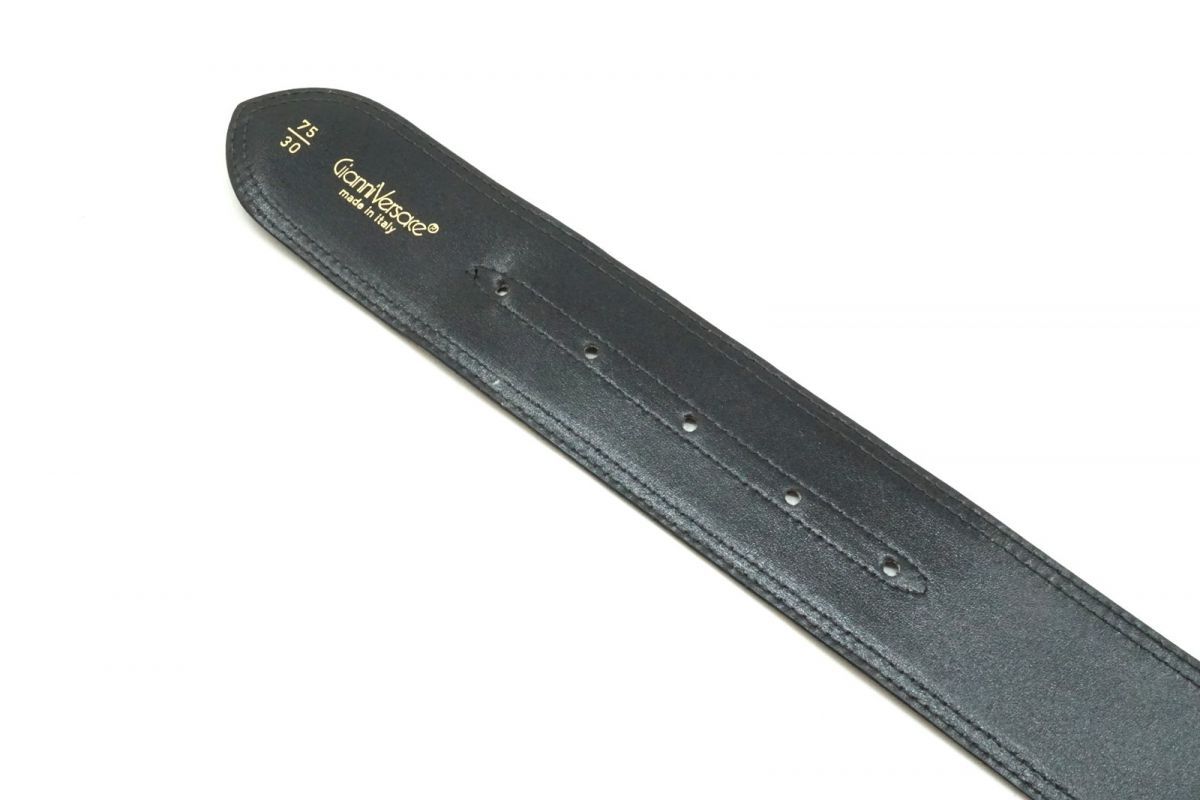 ジャンニ ヴェルサーチェ ヴィンテージ 75/30(約M) ワイド ベルト