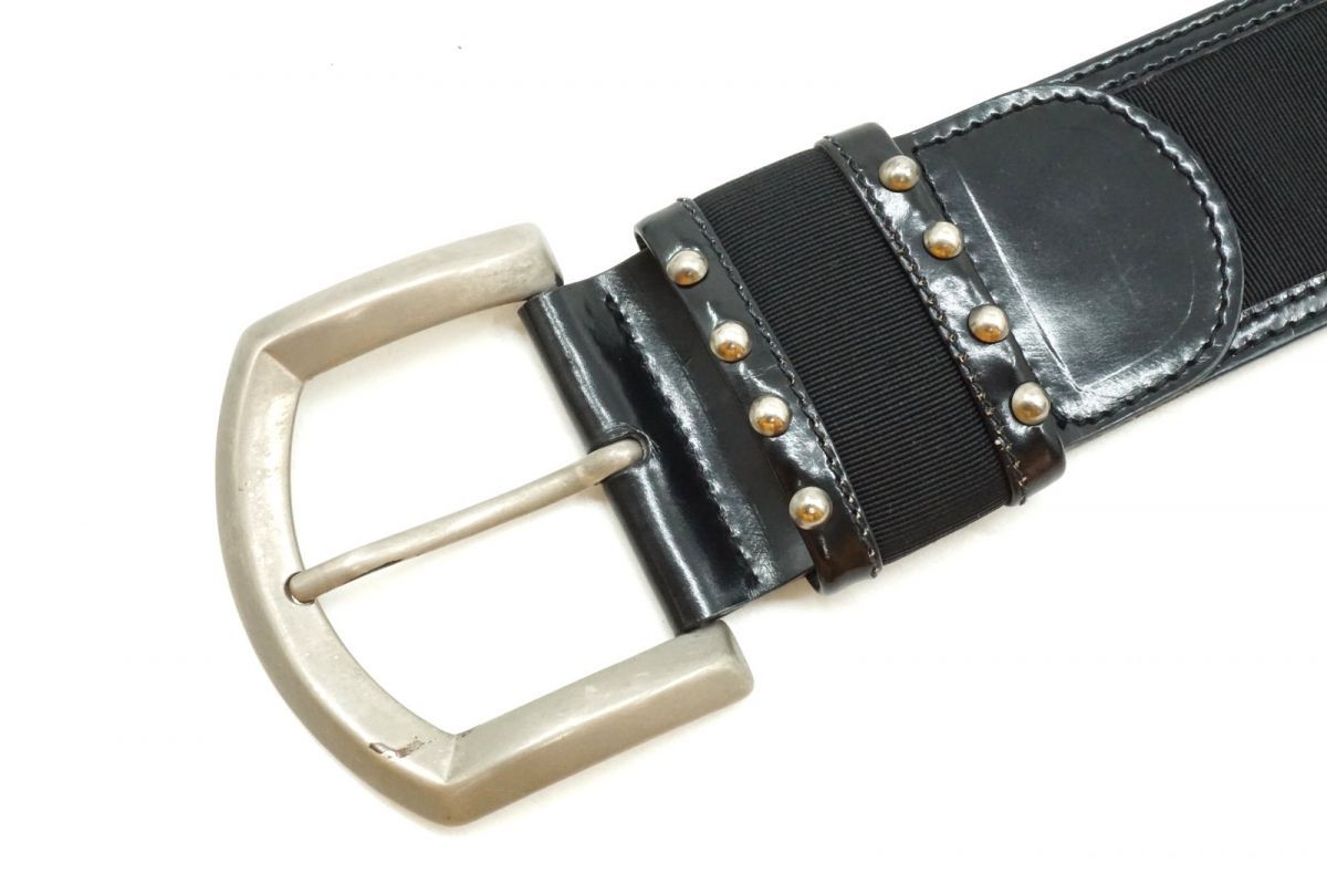 ジャンニ ヴェルサーチェ ヴィンテージ 75/30(約M) ワイド ベルト