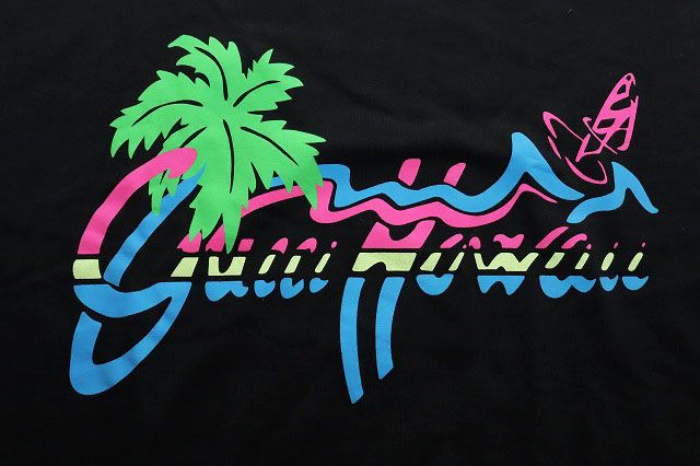 グッチ GUCCI 20AW HAWAII PRINT TEE BLACK M 616036 XJCSR ハワイ