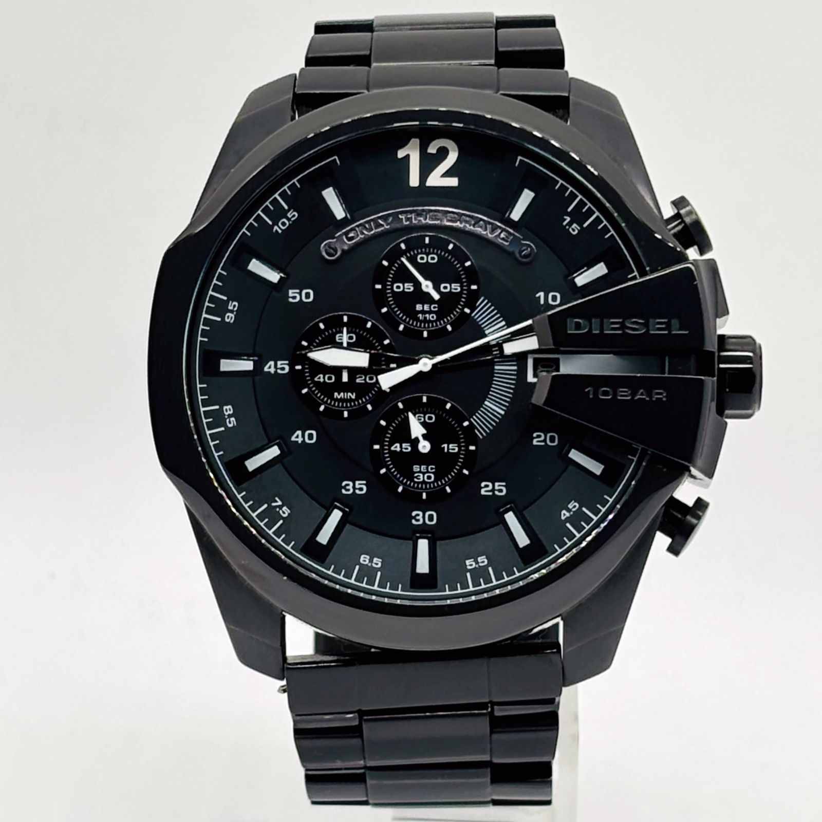 クーポンあり ディーゼル DZ-4283 メガチーフ ブラック 動作良好 腕時計 y 2 k 1-A-⑤