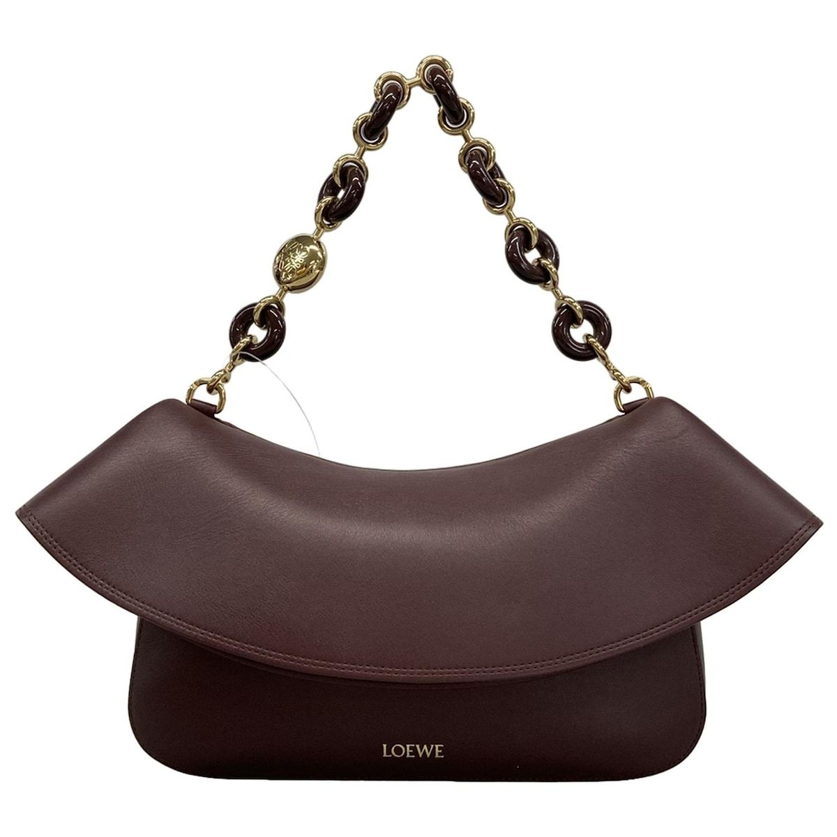 LOEWE ロエベ ハンドバッグ オラ バッグ ミディアム ボルドー ドーナツチェーンストラップ
