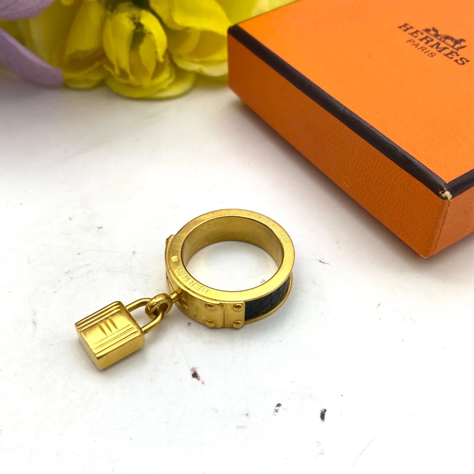 【未使用】エルメス ケリーリザード スカーフリング HERMES（エルメス） スカーフリング ケリー レディース ブランド