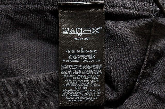 Yeezy Gap SATEEN ANORAK HOODIE BLACK M 471395-00-1 イージー サテン