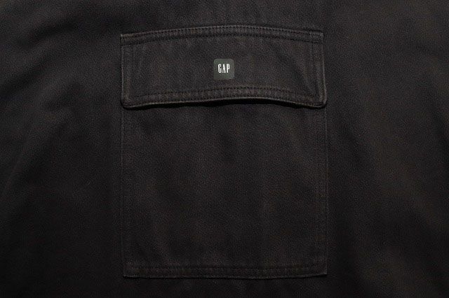 Yeezy Gap SATEEN ANORAK HOODIE BLACK M 471395-00-1 イージー サテン