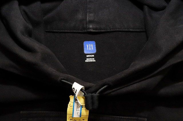 Yeezy Gap SATEEN ANORAK HOODIE BLACK M 471395-00-1 イージー サテン