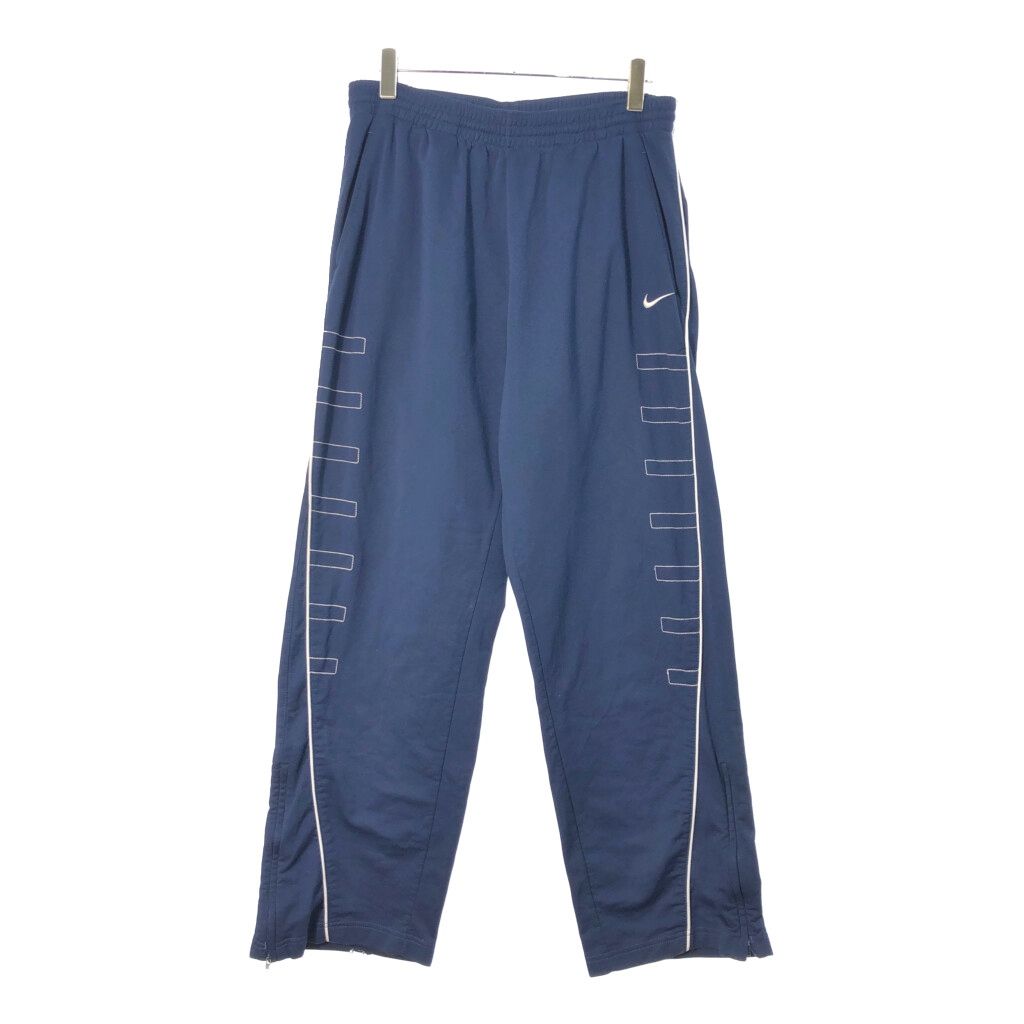90年代 NIKE ナイキ トラックパンツ スポーツ ネイビー(メンズ XL)中古