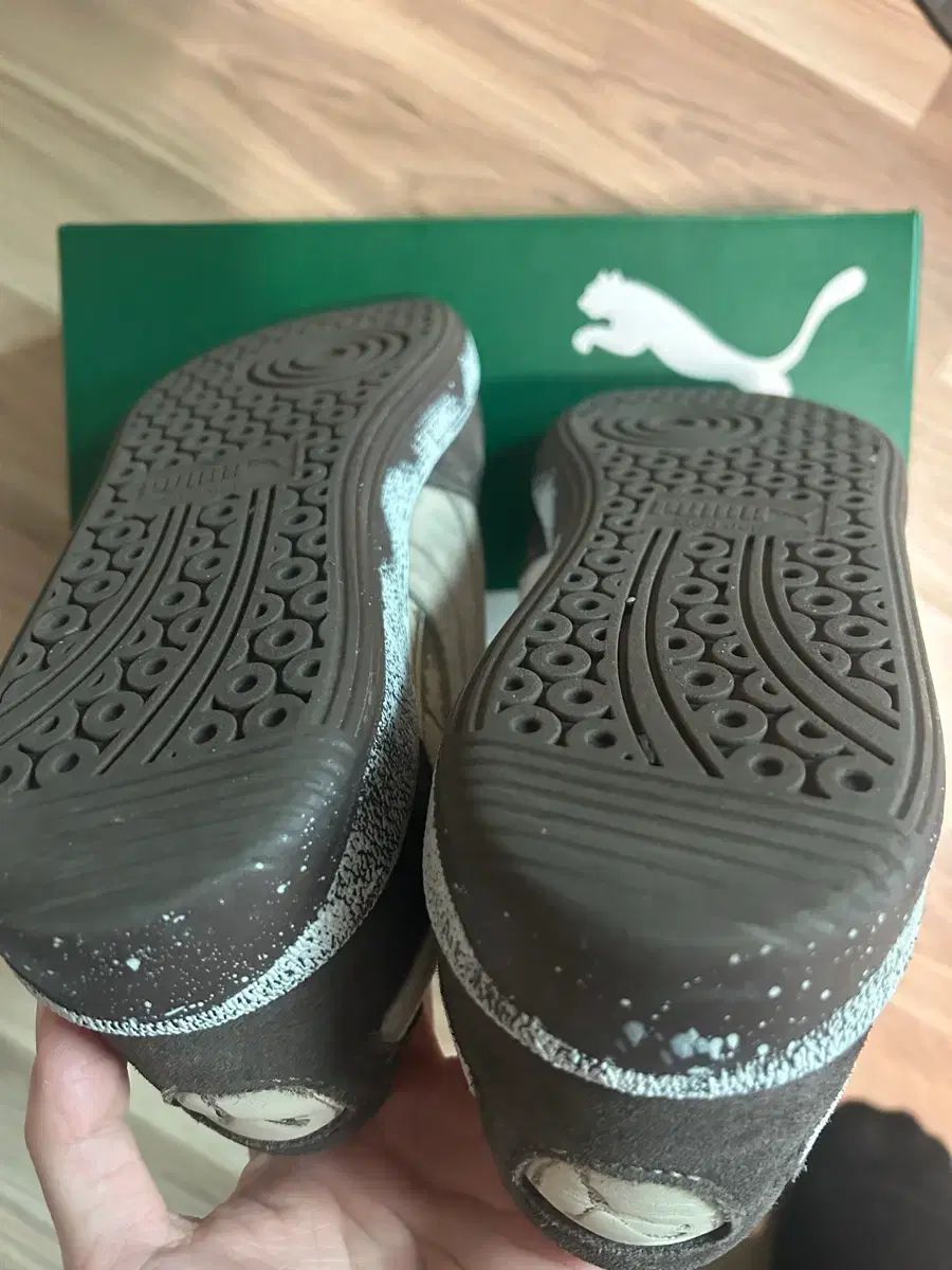  プーマ アンダーマイカー パレルモ アルパイン スノウ フラット ブロンズ 285 スニーカー 靴