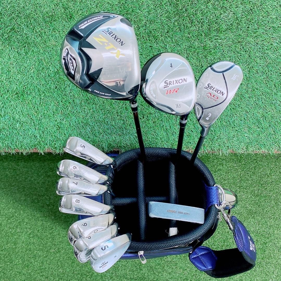 スリクソン Z-TX WR ゴルフクラブ メンズセット 初心者 N2098 - メルカリ