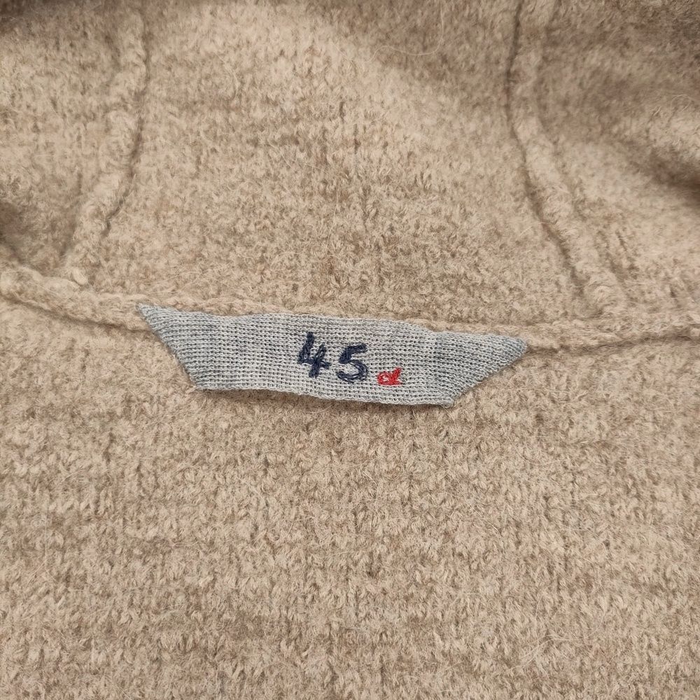 45R/45rpm ウール縮絨フードコート 定価62700円 サイズ2 ガウン コート