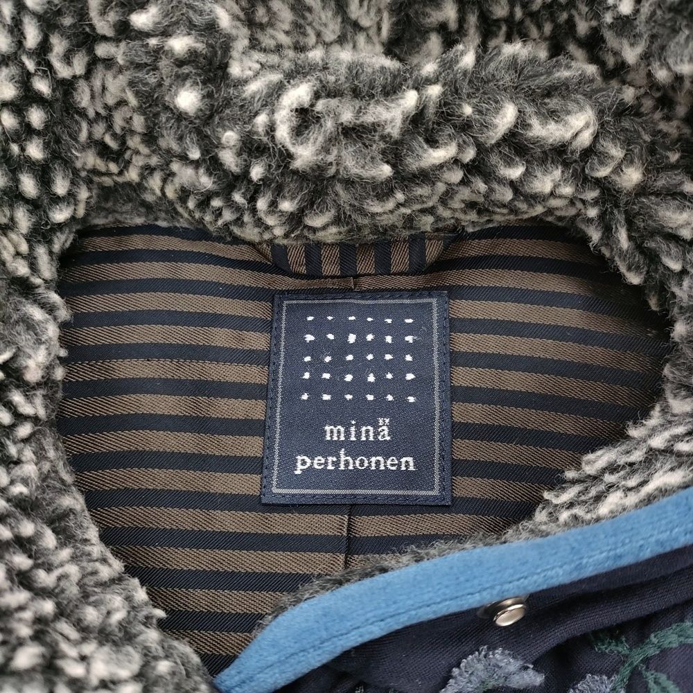 mina perhonen skip ra2224 サイズ36 フード裏ボア ダウンベスト