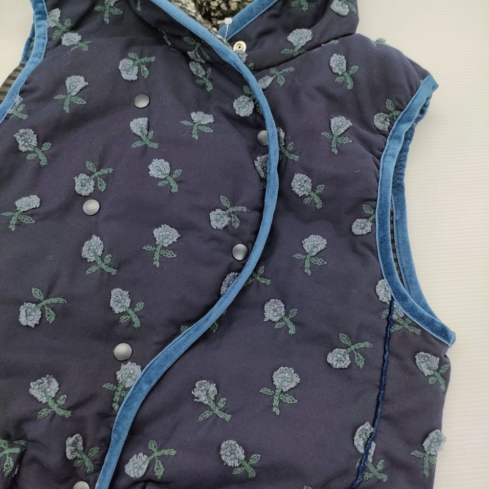 mina perhonen skip ra2224 サイズ36 フード裏ボア ダウンベスト