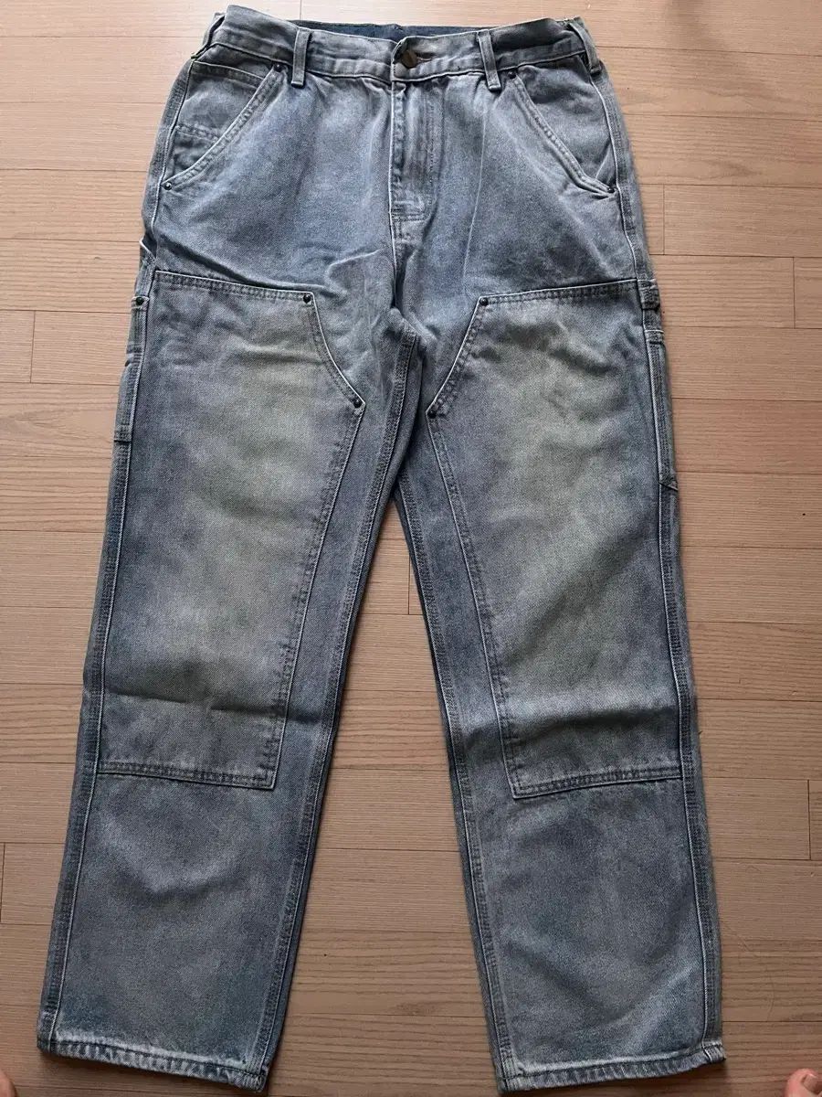 カーハート B 73 ダブルニー カーペンター デニム 32 x