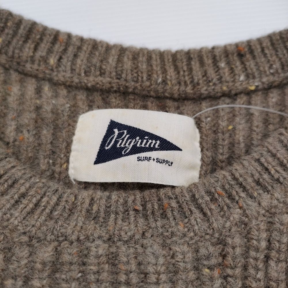 Pilgrim Surf+Supply Honey CrewKnit サイズ0/S 定価26400円 セーター ニット 23AW ベージュ レディース ピルグリム サーフ+サプライ【中古】5-1226T♪ Pilgrim Surf+Supply Honey CrewKnit サイズ0/S 定価26400円 セーター