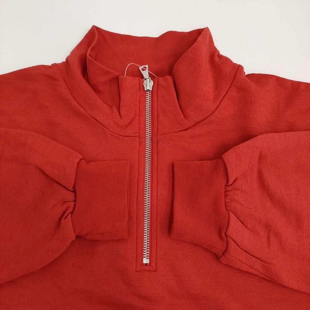 AURALEE 未使用品 LIGHT WOOL SWEAT HALF ZIP P/O サイズ4 定価37400円