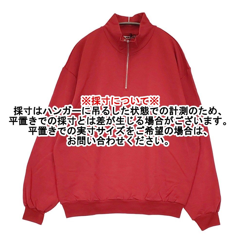 AURALEE 未使用品 LIGHT WOOL SWEAT HALF ZIP P/O サイズ4 定価37400円